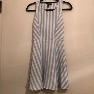Light Blue Sleeveless Forever 21 Skater Dress